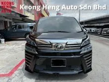 2018 Toyota Vellfire 2.5 ZA MPV Facelift 2 Years Warranty 1 Owner 2 Power Door 7 Seated Roof Monitor