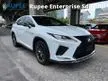 Recon 2020 Lexus RX300 2.0 F Sport New Facelift UNREGISTER Grade 4.5B 39k Mileage Red Leather Interior Sunroof 3LED Sequential Signal Carplay Spare Tires