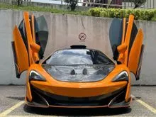 NEW STOCK, MCLAREN 570 GT 3.8 V8 TWINTURBO , FULL CONVERT 600LT , B&W SOUND SYSYTEM , LIFTER , TRACK MODE , SPORT EXHAUST ,ORI PAINT , DRY CARBON PART