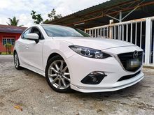 ( TRUE YEAR MADE 2015 ) Mazda 3 2.0 SKYACTIV-G (A) ONE OWNER , FULL BODYKIT , NICE NUMBER