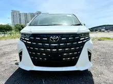 (Unreg) 2024 Toyota Alphard 2.5(A)Z -Grade6A 7YearsWarranty 3YearsFreeServices NewCarRate