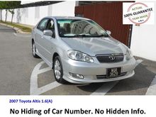 GENUINE YEAR 2007 Toyota Corolla Altis 1.6(A)