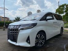 2019 Toyota Alphard 2.5 G Van Wagon ATPM White On Beige TDP225JT Terima Mulus Like New