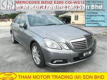 LOCAL 2011 Mercedes-Benz E200 CGI 1.8(A) Elegance FREE 1YEAR WARRANTY GOOD CONDITION LOW MLEAGE LIKE NEW ACCIDENT FREE AND 1 CAREFUL OWNER