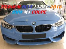 TITANIUM BLUE UNREG 2016 BMW M4 3.0 COUPE UK