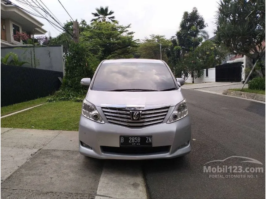 Jual Mobil Toyota Alphard 2011 S 2.4 di DKI Jakarta Automatic MPV Silver Rp 210.000.000