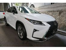 2016 Lexus RX200t 2.0 F Sport SUV -- UNREG --