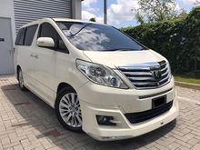 Toyota Alphard 3.5 G (A) PREMIUM PILOT SEATS HIGH LOAN AVAILABLE