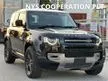 Recon 2023 Land Rover Defender 90 2.0 SE P300 Petrol SUV Unregistered 8 Speed Auto Full Leather Seat Power Seat Memory Seat Apple Car Play Android Auto