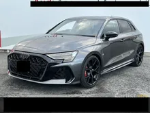 2025 Audi RS3 Sportback 2.5 4WD, RS Damping Control Suspension, RS Exhaust System, RS Design Package, Brake Calipers Red, INCOMING STOCK