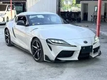 2021 Toyota GR Supra 3.0 RZ Coupe (BLACK EDITION) JACKPOT WITH AKRAPOVIC EXHUAST TRD CARBON TAILS
