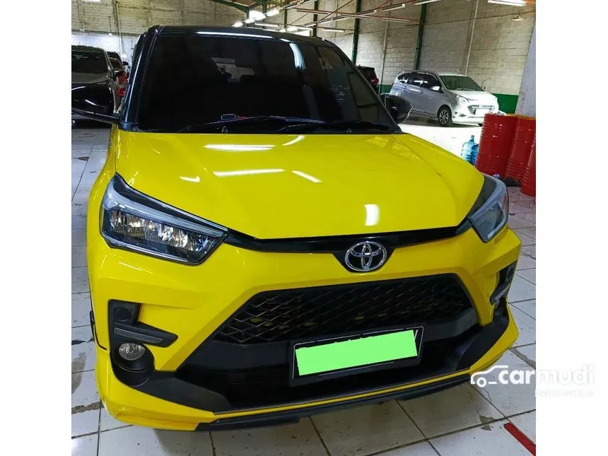 Jual Mobil Toyota Raize 2021 GR Sport 1.0 di Banten Automatic Wagon Kuning Rp 206.000.000