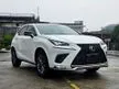 Recon 2020 Lexus NX300 F SPORT 5A SUNROOF 360 4CAM BSM - Cars for sale