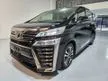 Recon 2019 Toyota VELLFIRE ZG 2.5 (A) 3LED DIM BSM SUNROOF ROOFMONITOR