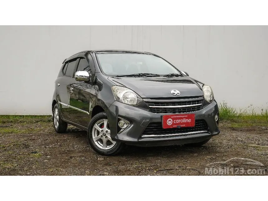 Jual Mobil Toyota Agya 2015 G 1.0 di Banten Manual Hatchback Abu
