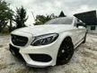 Used 2016 Mercedes-Benz C300 2.0(A)AMG Coupe 2 DOOR FULL SERVICE FROM MERCEDES FOC WARRANTY SUNROOF POWERBOOT BURMESTER SOUND SYSTEM ENGINE GEARBOX TIPTOP - Cars for sale