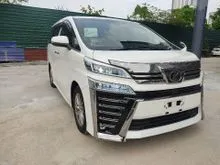 2019 Toyota Vellfire 2.5 ZG SUNROOF DIM BSM LKA OFFER OFFER UNREG19