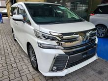 2016 Toyota Vellfire 2.5 ZG FULL SPECS