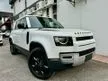Recon 2023 Land Rover Defender 2.0 110 P300 SE LED DAY LIGHT MERIDIAN SOUND LEATHER SEATS DIGITAL METER ELECTRIC MEMORY SEATS GRADE 5A JAPAN UNREG