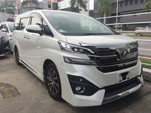 TOYOTA VELLFIRE 3.5EL BLACK INTERIOR UNREG 2015 CHEAPEST 335k