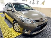 2015 Toyota Vios 1.5 E Sedan FULL SERVICE RECORD LOW MILEAGE 66K ONLY TIPTOP CONDITION 1 CAREFUL OWNER CLEAN INTERIOR