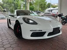 2019 Porsche 718 2.5 Cayman S Coupe Japan Grade 5A