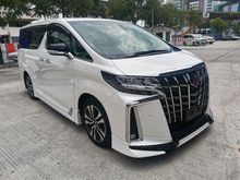 2018 Toyota Alphard 2.5 G S C PRICE CAN NGO UNTIL LET GO CHEAPER IN TOWN FULL ALPINE AUDIO SET