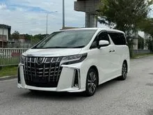 2021 Toyota Alphard 2.5 SC Full Specs Sunroof JBL 360CAM DIM BSM Unreg