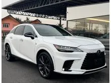 2023 Lexus RX350 F-SPORT - GRADE 5A / FULLLLL BLACK SEAT / PANAROMIC ROOF / HUD / 4 CAMERA / DIM / FULL SPEC