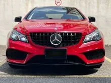 NEW STOCK, MERCEDES BENZ E250 AMG COUPE 2.0 , FACELIFT , ORI 73K HUPSENG SERVICE , FULL AMG BODYKIT , ORI PAINT , NEW SPORT RIMS , 1DATUK OWNER