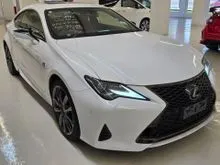 2021 Lexus RC 300 2.0 F-Sport Coupe / UnReG / GRD 4.5 / Red & Black Interior / Sunroof