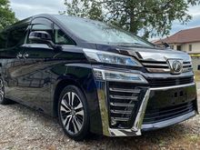 2018 Toyota Vellfire 2.5 ZG UNREG