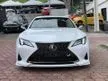 Recon 2018 Lexus RC300 2.0 Coupe F Sports/SUNROOF/FACELIFT/RED LEATHER SEAT/BSM/TRD FULL AERO/FREE WARRANTY/FREE SERVICE