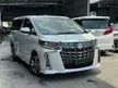 Recon 2021 Toyota Alphard 2.5 SC Package MPV 3LED DIM BSM DISPLAY AUDIO UNREG LOW MILEAGE