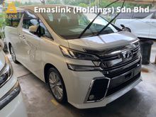 2016 Toyota Vellfire 2.5 ZA surround camera power boot 7 seaters 2 power doors push start keyless cruise control alpine monitor