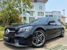 2019 Mercedes-Benz C300 2.0 AMG Sedan Nik19 Black On Black Km10rb Panoramic Sunroof PBD Speedodigital Extend Wrnty5Thn #AUTOHIGH
