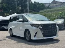 2024 Toyota Alphard 2.5 Z MOONROOF 360 CAMERA DIM BSM HUD SIDE STEP