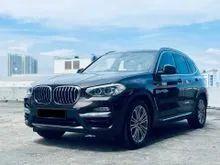 2020 BMW X3 2.0 xDrive30i M Sport SUV 46K Miles Full Service Apply CarPlay Paddle Shift Powered Rear Sun Shade Contactless PowerBoot Auto Parking