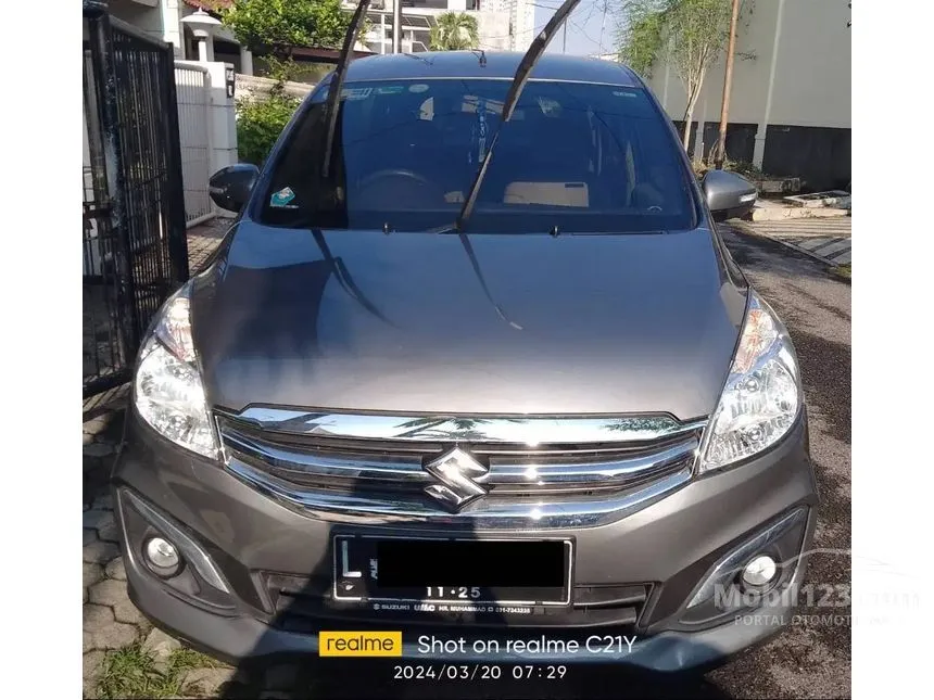 Jual Mobil Suzuki Ertiga 2016 GX 1.4 di Jawa Timur Manual MPV Abu