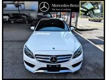 2017 JAPAN SPEC POWER BOOT KICK TO OPEN PACKAGE PANAROMIC ROOF HEAD UP DISPLAY 2X MEMORY SEATS Mercedes-Benz C200 2.0 AMG Sedan