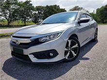 Honda Civic 1.5 (A) TCP VTEC TURBO HI SPEC 1YR WARRANTY 2017