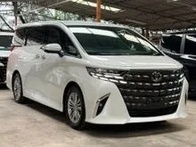 2025 Toyota Alphard 2.5 Z F/L (G/5AA) 4721KM - JBL SOUND SYSTEM / S.ROOF / R.MONITOR / HUD / DIM / BSM / 4CAM / APPLE CAR PLAY n ANDROID AUTO