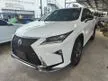 Recon 2019 Lexus RX300 2.0 F Sport Unregsitered with Sunroof, 360 Camera View, Rear Electrical Seat, 5 YEARS Warranty
