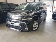 Toyota Vellfire 2.5 Z 15. UNREG SUNROOF 8 Seater