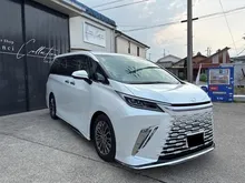Recon Incoming Stock Unreg 2025 Lexus LM 500h 2.4 Hybrid Version L 6 Seater MPV White Grade 6A Ready For Booking