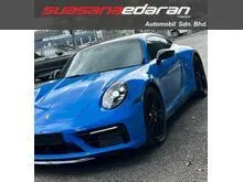 2022 Porsche 911(992)3.0 Carrera GTS Coupe Weigh Carbon Roof,Black Leather/Alcantara,Exclusive Design Taillights,Park Assists,20/21Black Rims,PASM