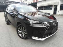 2015 Lexus NX200t 2.0 F Sport SUV FREE SERVICE , 2 TONE INTERIOR , PRE CRASH , PUSH START