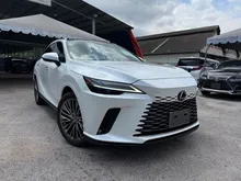 2023 Lexus RX 350 2.4 Luxury SUV-5AA, 20K KM, INT DARK BROWN, PANORAMIC ROOF, DIM, HUD, BSM, 360 CAMERA, JUST ARRIVE SHOWROOM, JULY MID YEAR SALES
