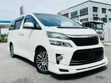 2012 / 2015 Toyota Vellfire 2.4 ZG (A) 2 Power Door / Rear Power Boot / 7Seater / CAN LOAN
