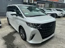 2023 Toyota Alphard 2.5 Z [ GRADE 5A / 9K KM ] HIGH SPEC UNIVERSAL SIDE STEP / FLIP DOWN MONITOR / HUD / BSM / 360 CAMERA [ RECON UNREGISTER ]